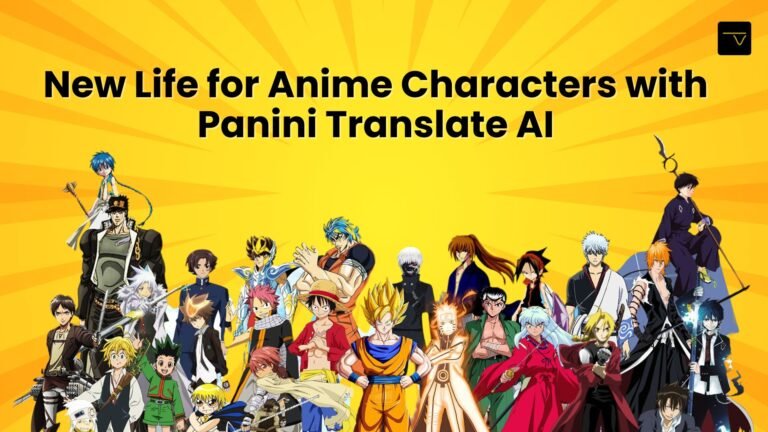 Anime Dubbing with AI Video Translator