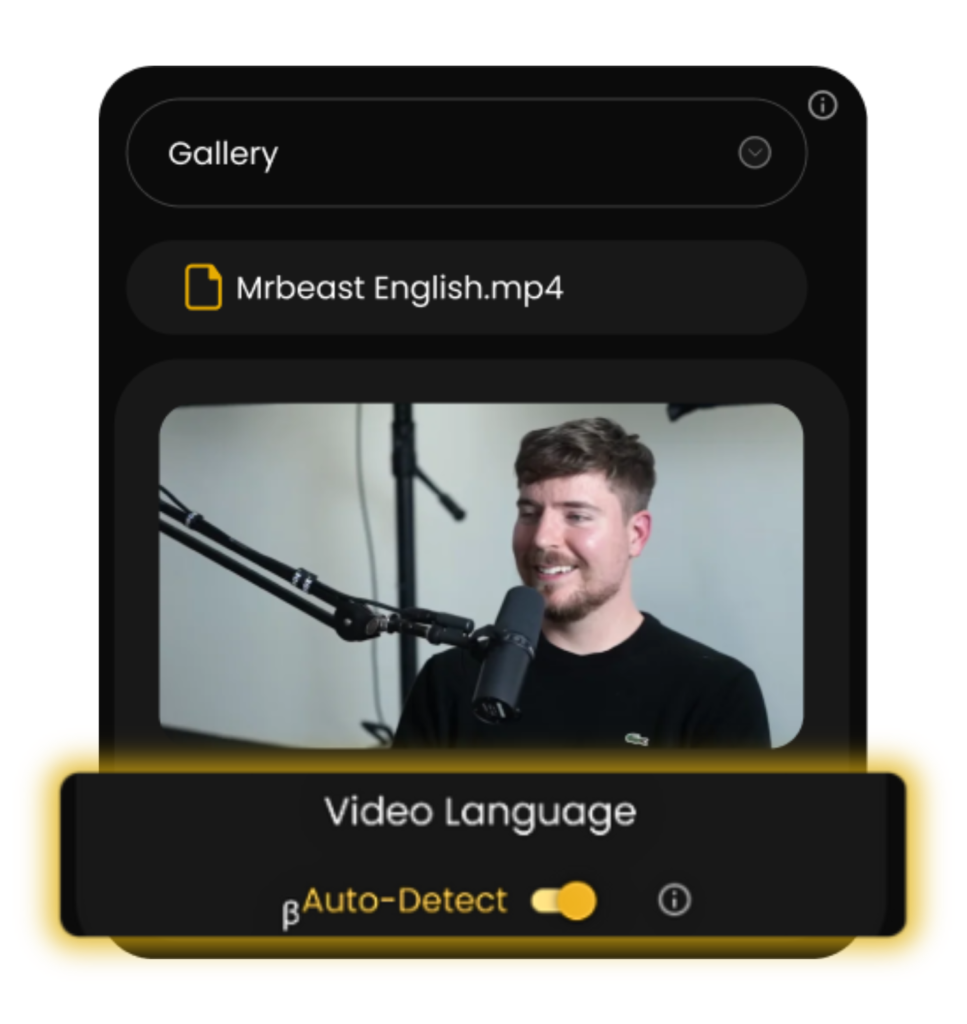 mr beast video auto detecting language