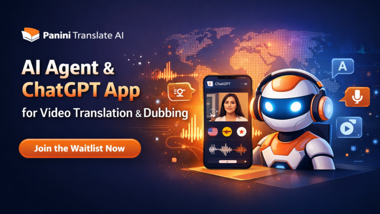 Blog Banner highlighting AI Agent and OpenAI's ChatGPT AI App Store App for Video Translation and Dubbing